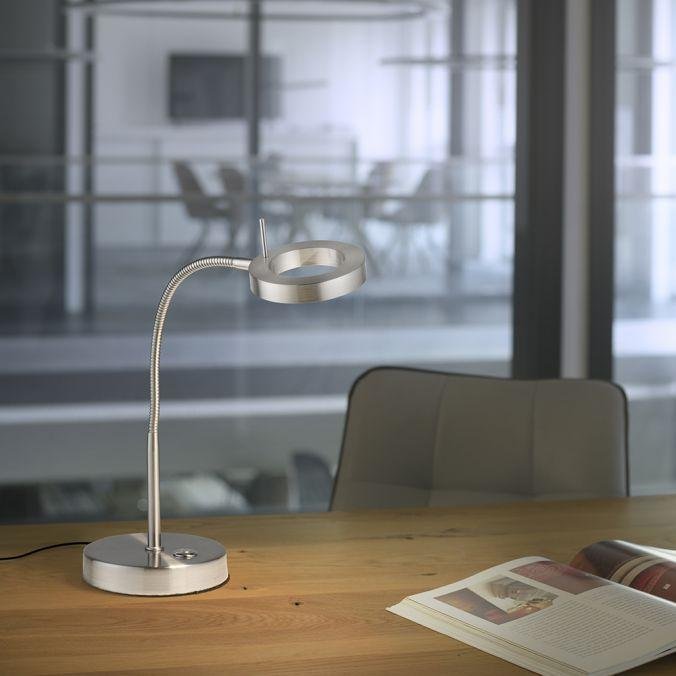 Levně Paul Neuhaus Stolní LED lampa HENSKO 5,5W, v. 40 cm, 3000K stmívatelná