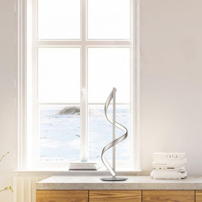 Paul Neuhaus Stolní LED lampa Q-SWING 13,5W, v. 48 cm, ZigBee 2700-5000K Barva: Stříbrná