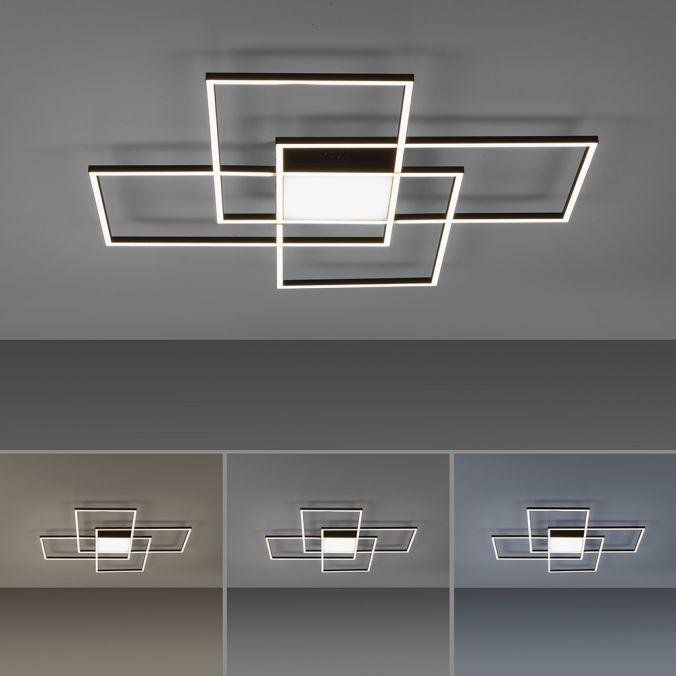 Levně Paul Neuhaus Stropní LED svítidlo Q-ASMIN, 54W, 80x80 cm, ZigBee, CCT 2700-5000K