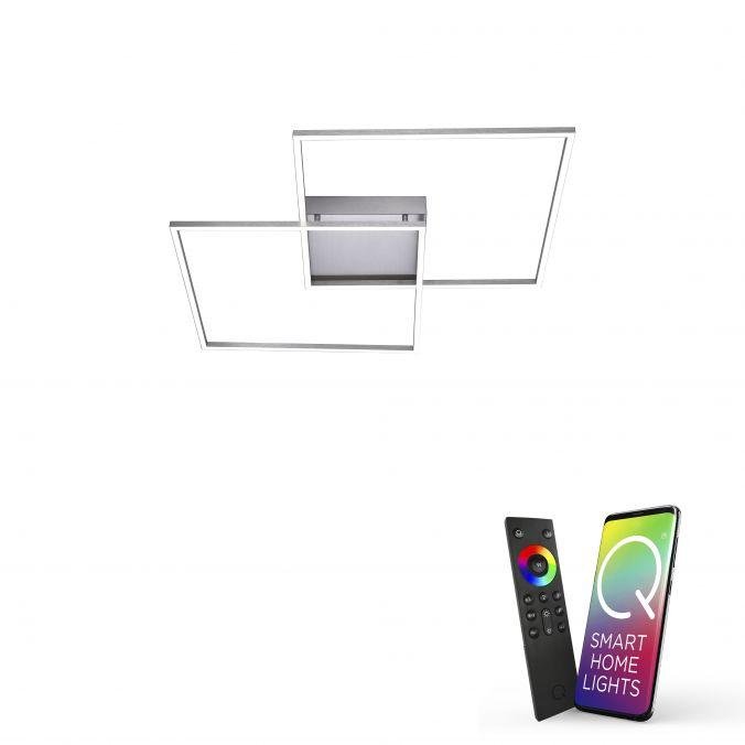 Levně PAULNEUHAUS Q-INIGO, LED stropní svítidlo Smart-Home, design 2700-5000K - PAUL NEUHAUS
