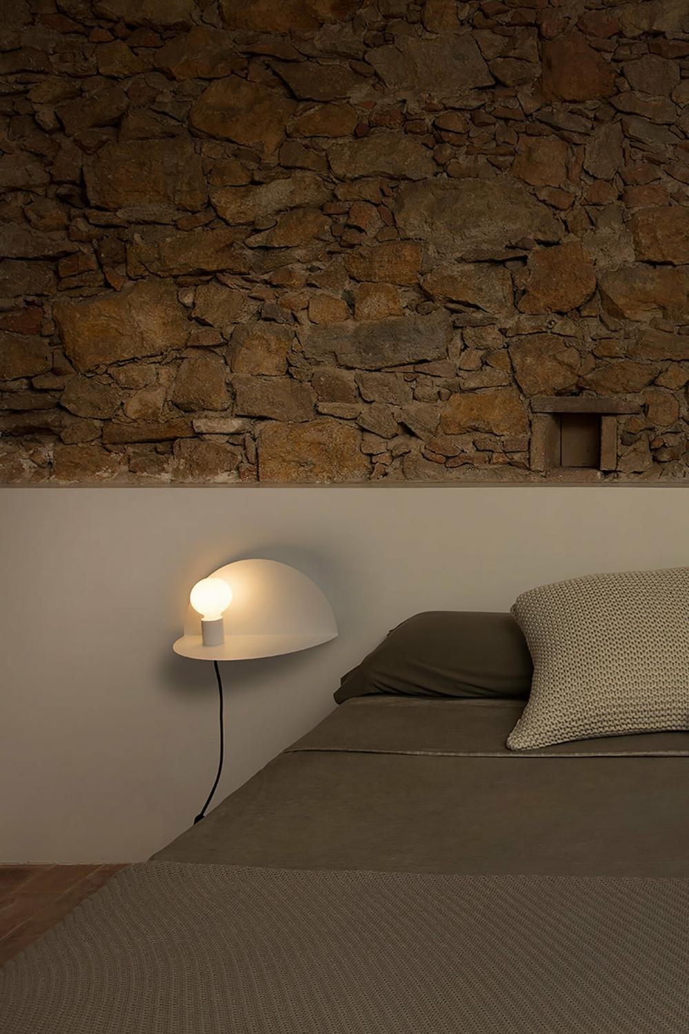 NIT Left nástěnná lampa, bílá - FARO