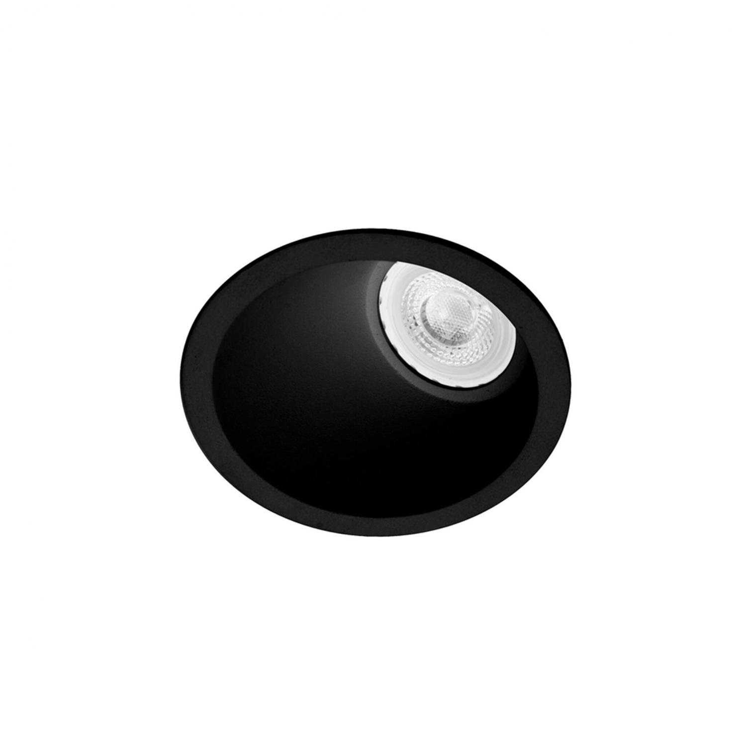 Levně FRESH zapuštěné stropní svítidlo wall washer, černá, GU10 25st - FARO