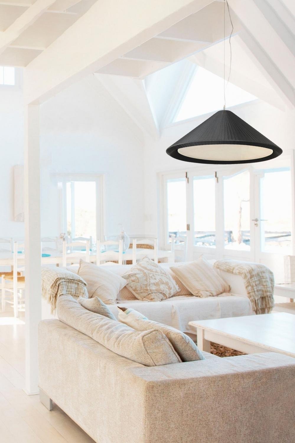 SAIGON IN 700 závěsné svítidlo, černá - FARO