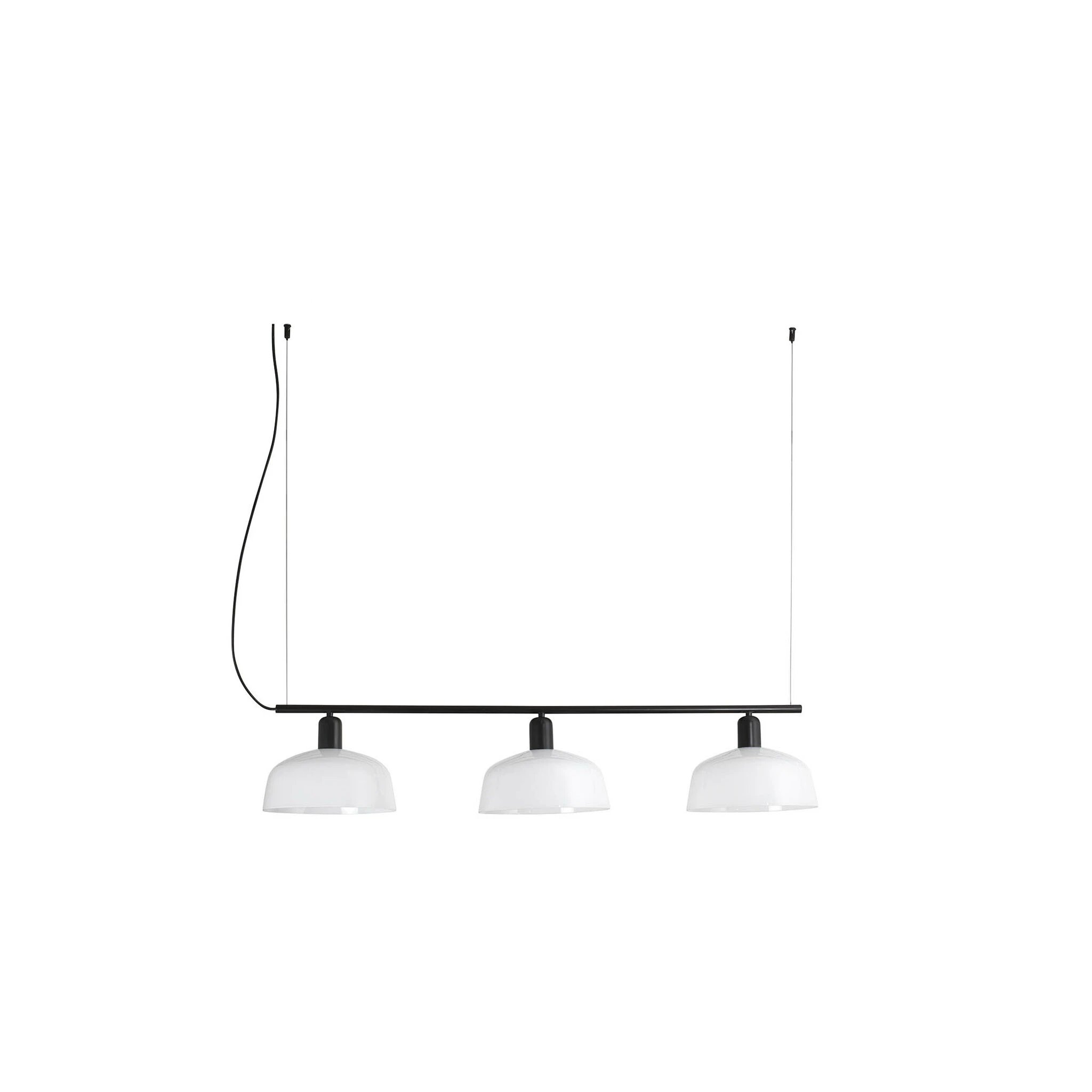 Levně Závěsné svítidlo TATAWIN 3x E27 15W 230V černé - FARO