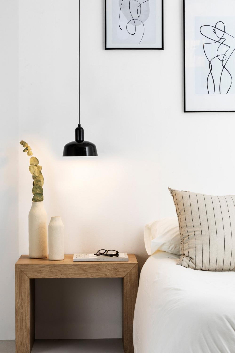 TATAWIN S závěsné svítidlo, černá - FARO