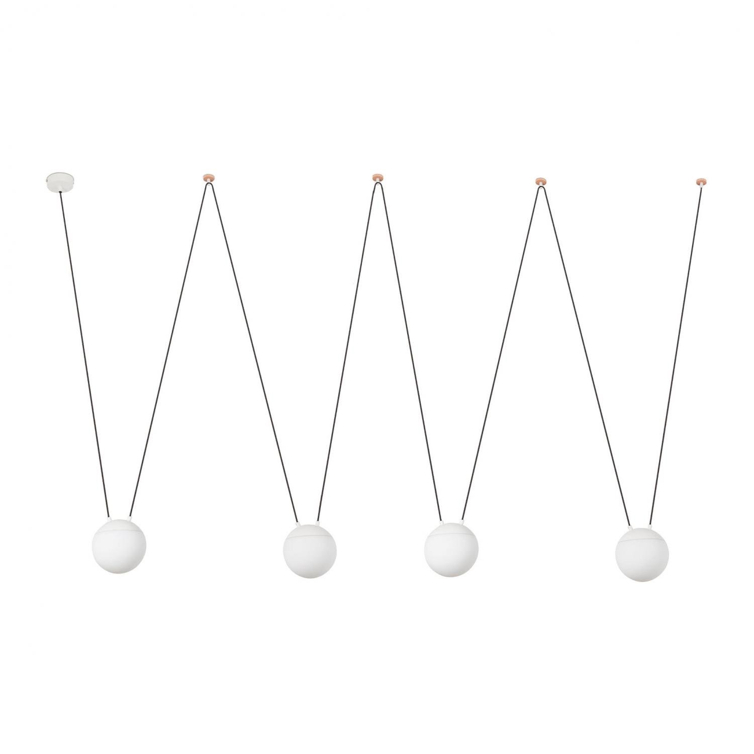 MINE PC SPACE závěsné svítidlo, bílá, 4L - FARO