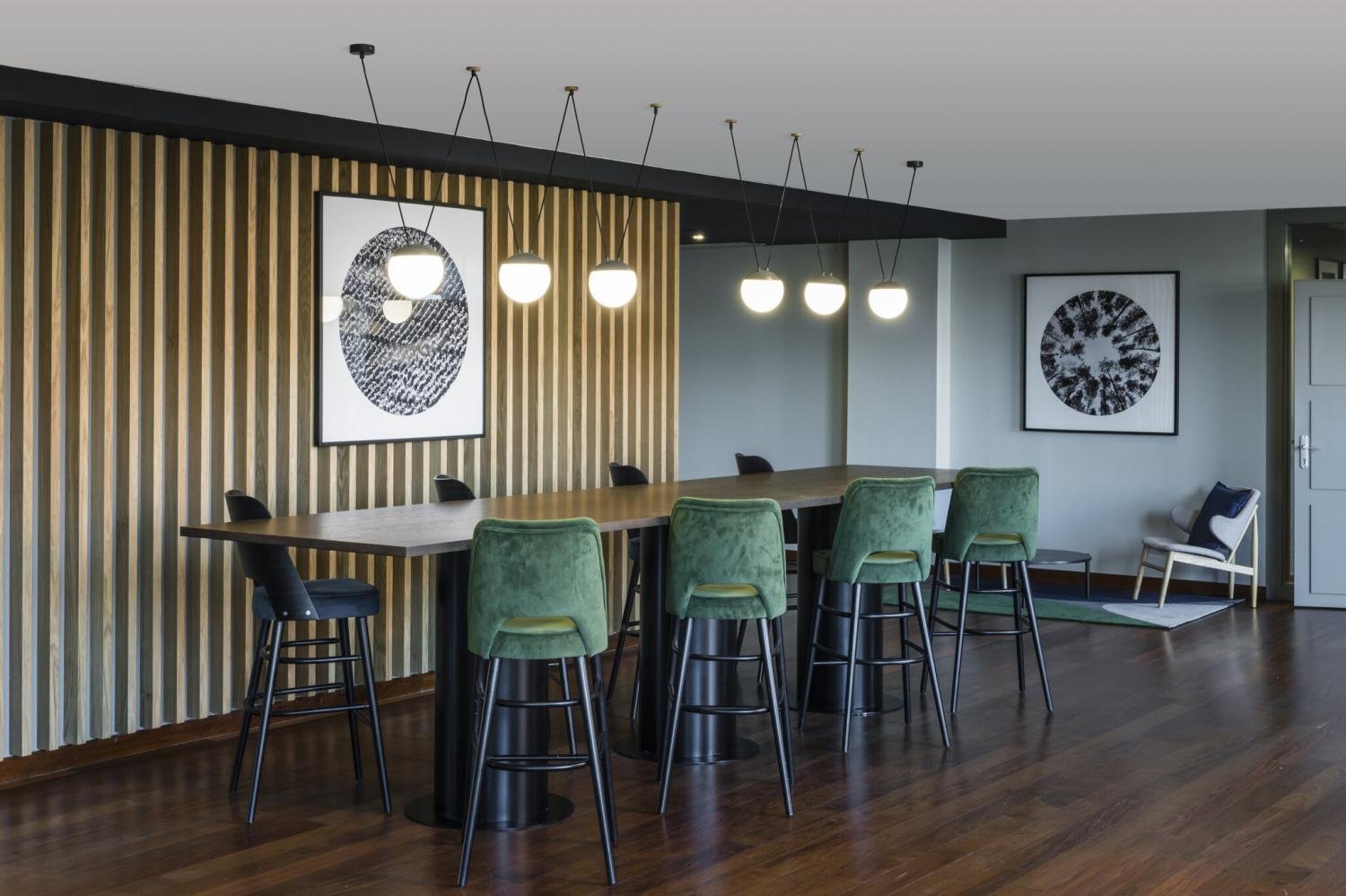 MINE GLASS SPACE závěsné svítidlo, šedá 3L - FARO