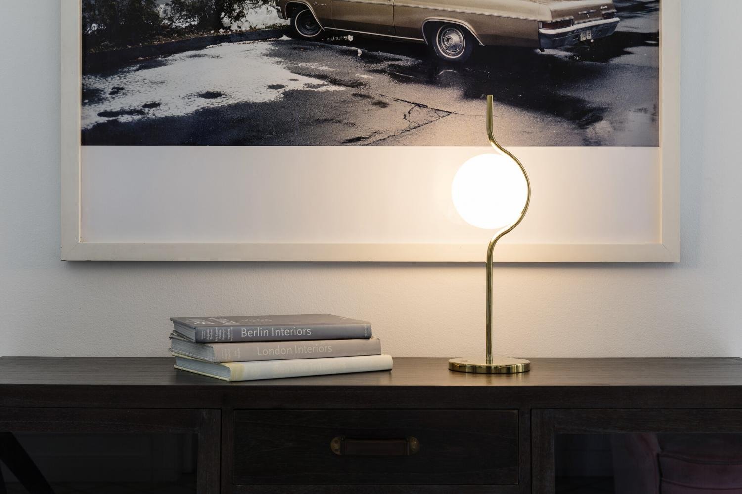 Levně LE VITA zlatá stolní lampa stmívatelná - FARO