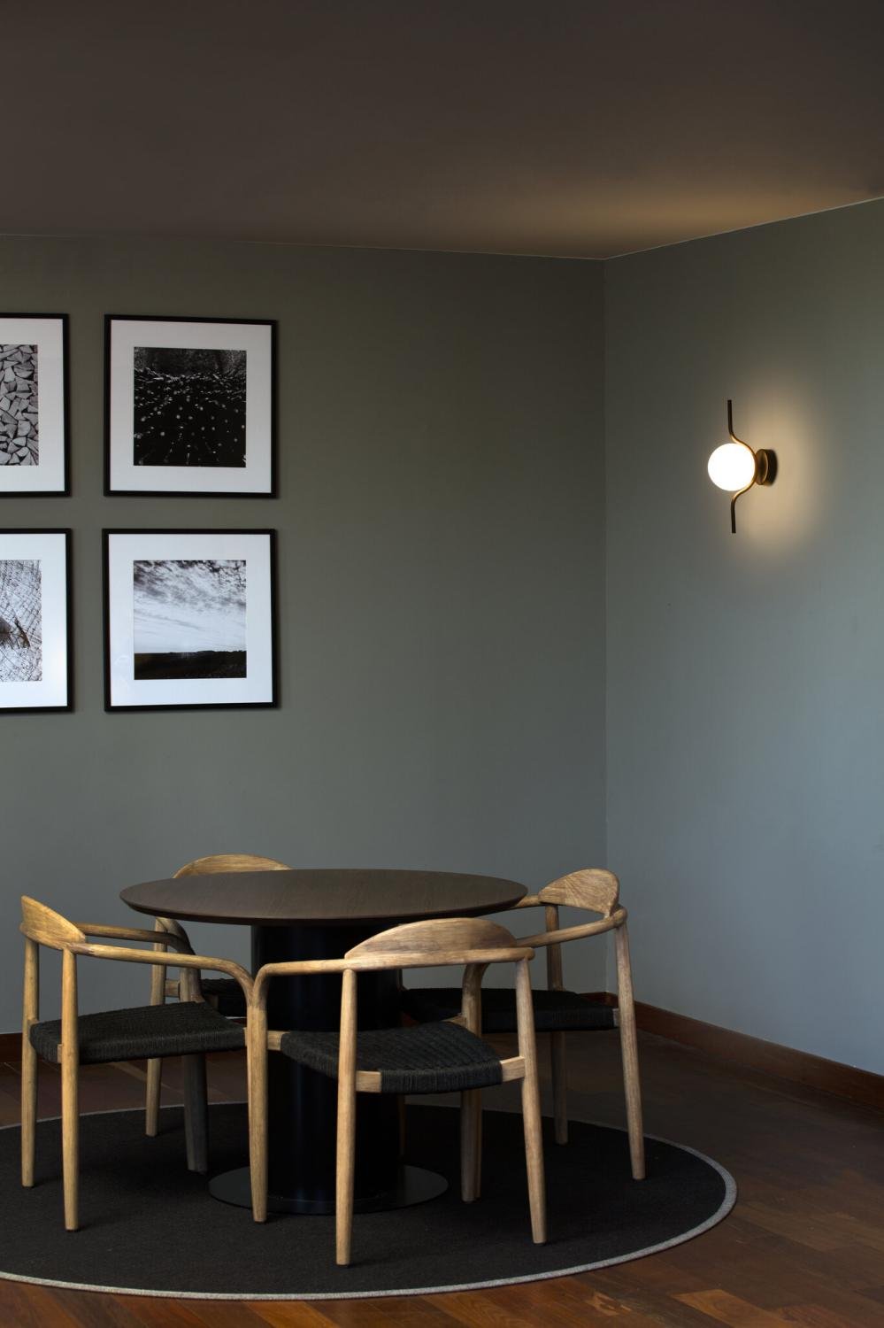 LE VITA nástěnná lampa, černá - FARO