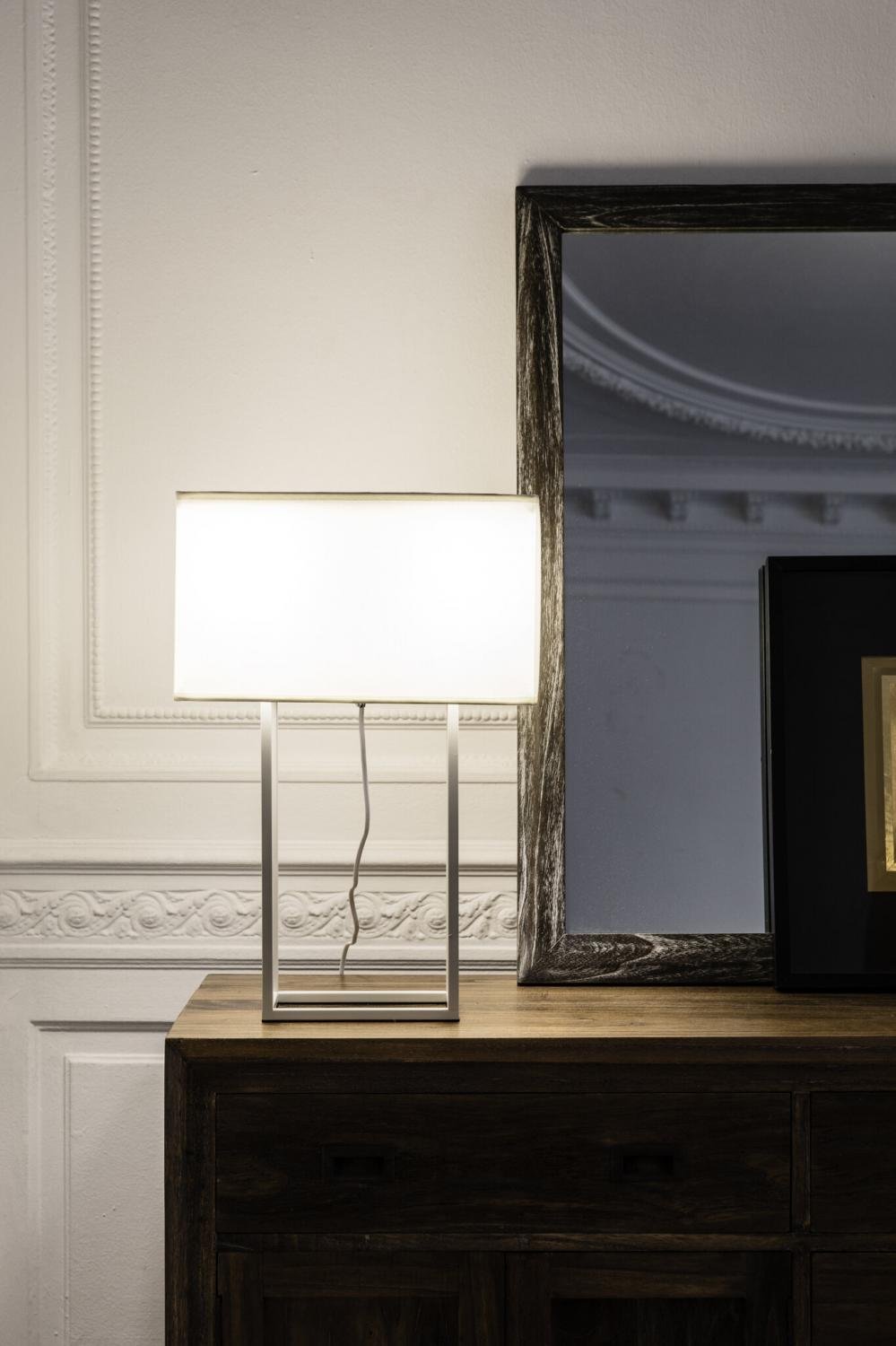 VESPER bílá stolní lampa - FARO