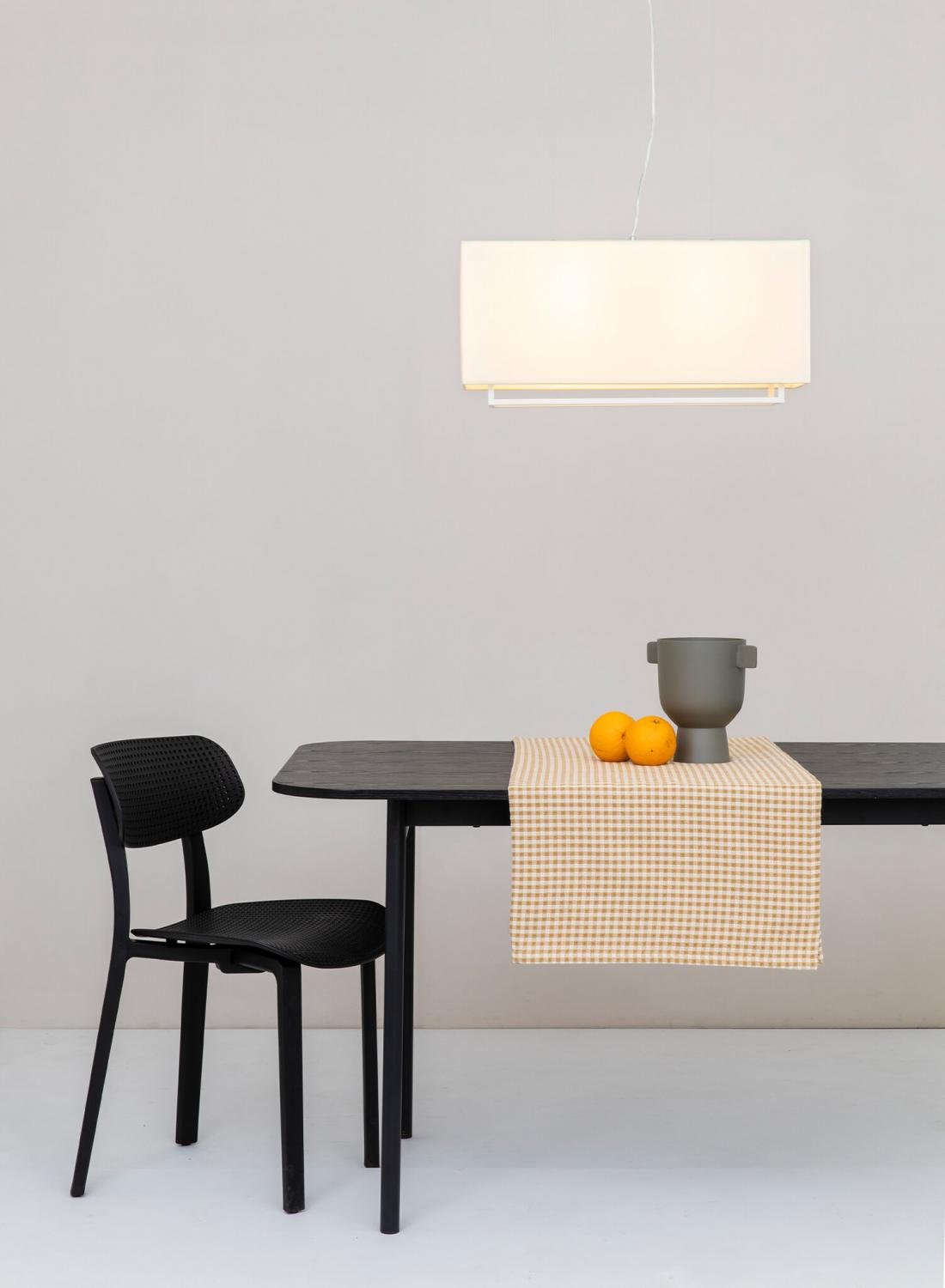 VESPER 600 závěsné svítidlo, bílá - FARO