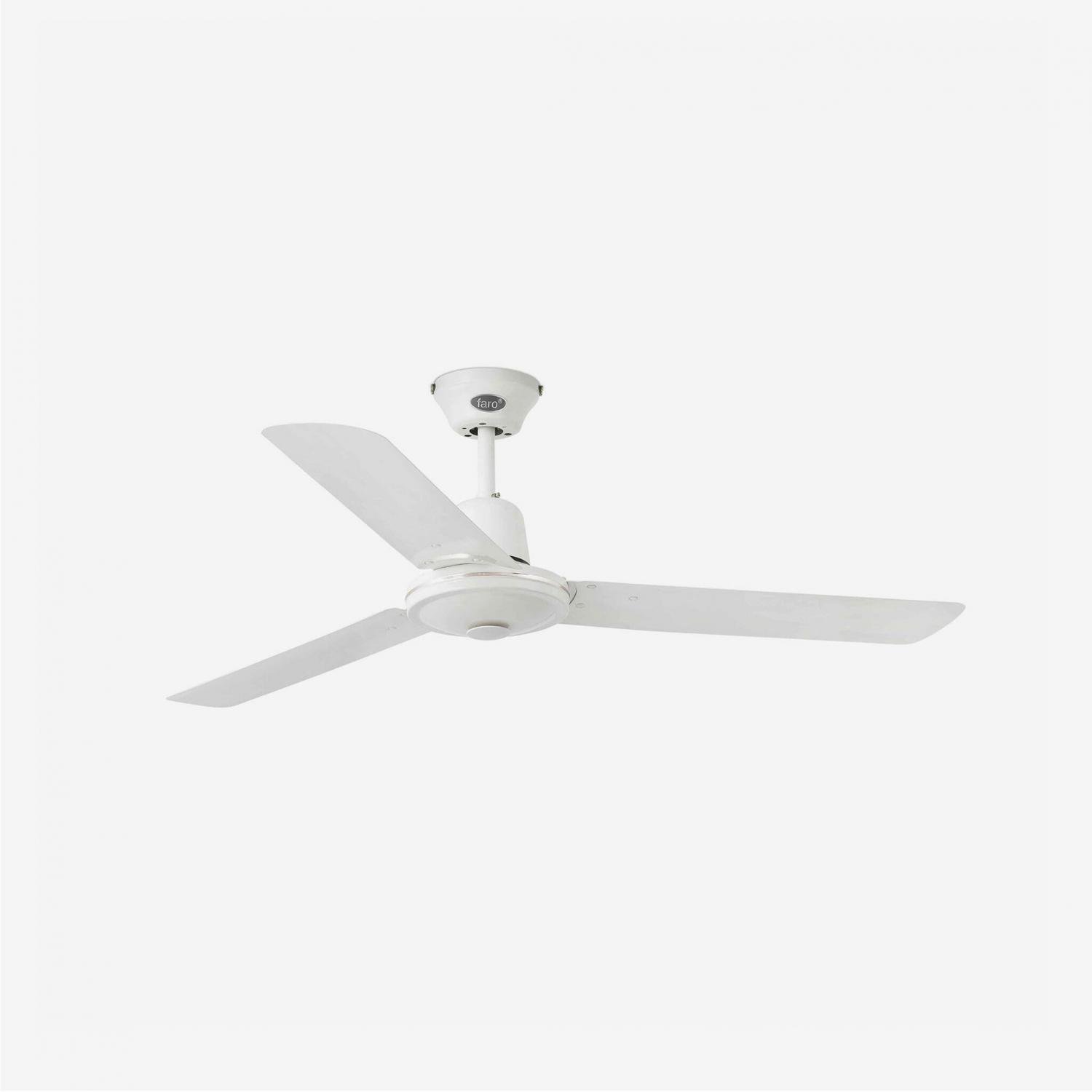 ECO INDUS M, bílá, stropní ventilátor - FARO