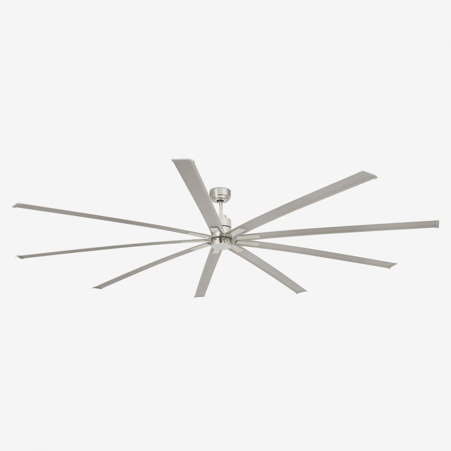 MANHATTAN XL LED, nikl, stropní ventilátor s DC motorem - FARO