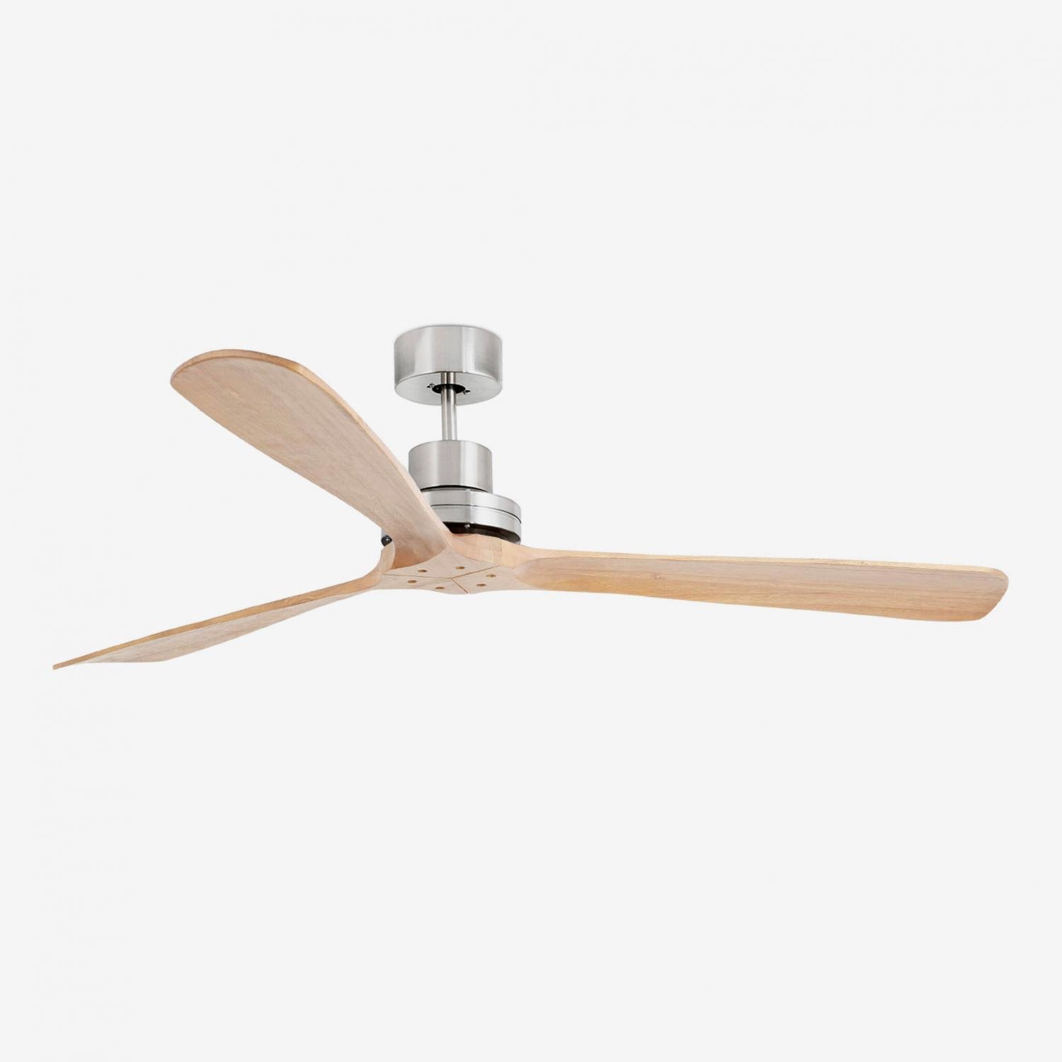 LANTAU XL, nikl/borovice, stropní ventilátor s DC motorem - FARO