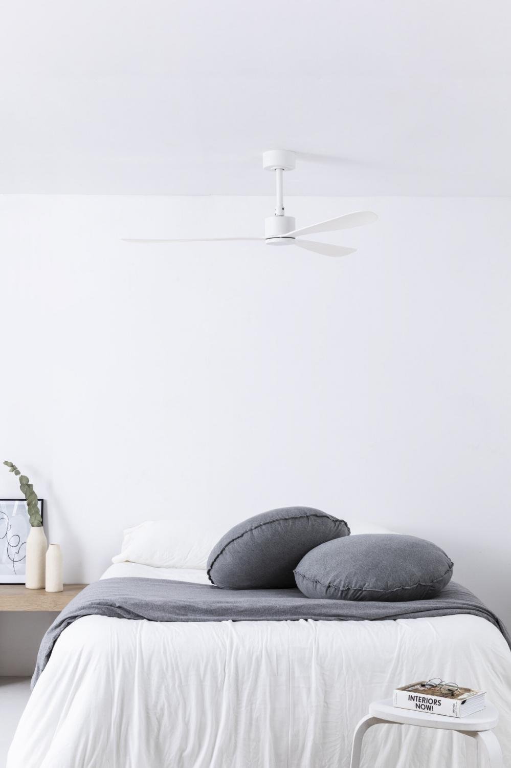 AMELIA stropní ventilátor, bílá - FARO