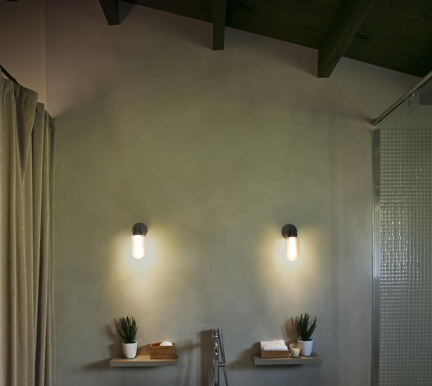 BRUME nástěnná lampa, antracit - FARO