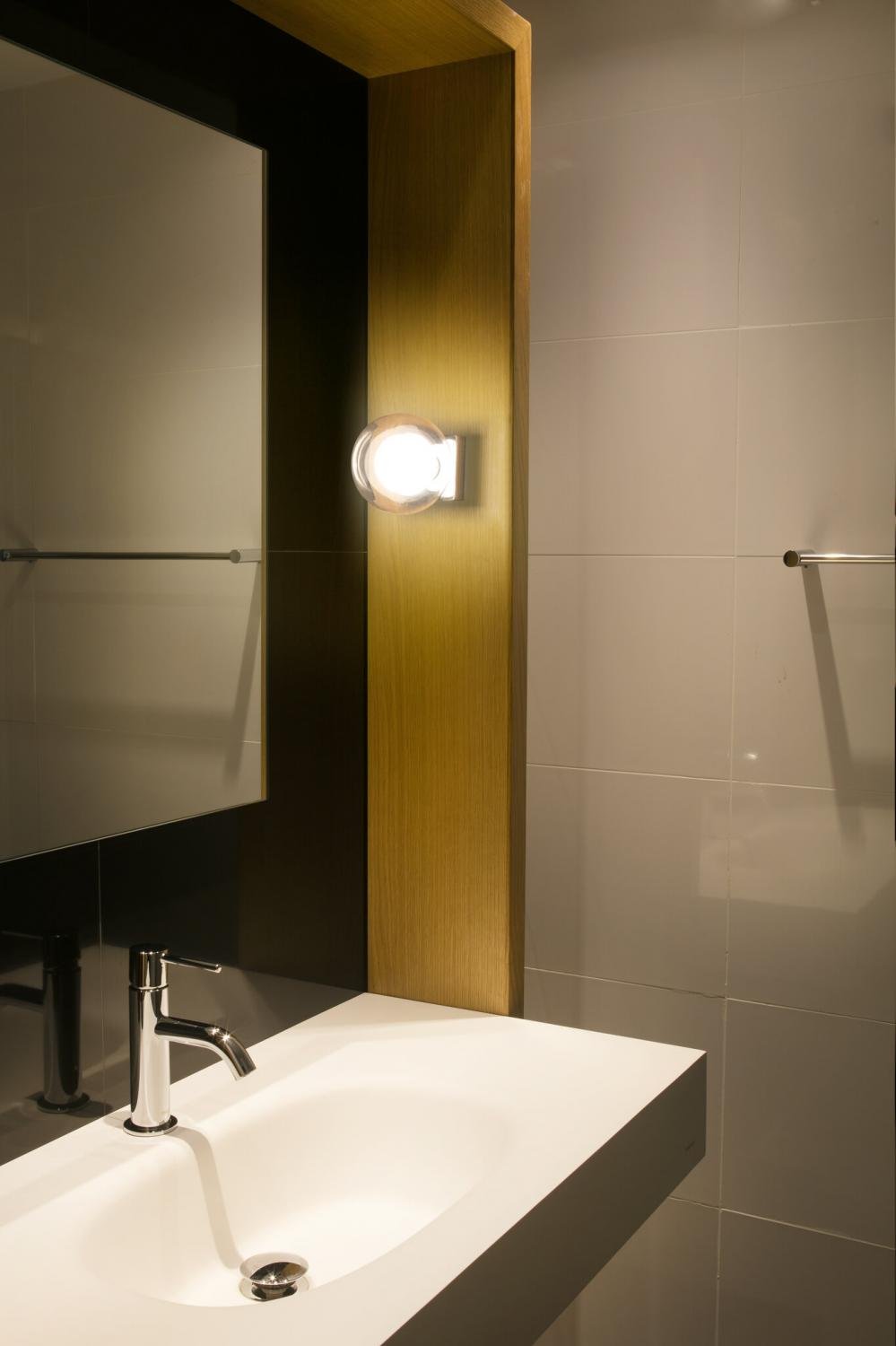 PERLA nástěnná lampa, chrom - FARO