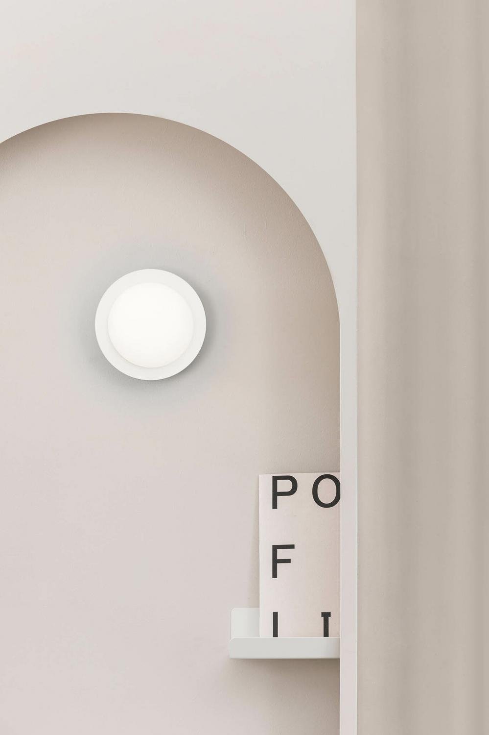 MAY nástěnné/stropní svítidlo, bílá - FARO