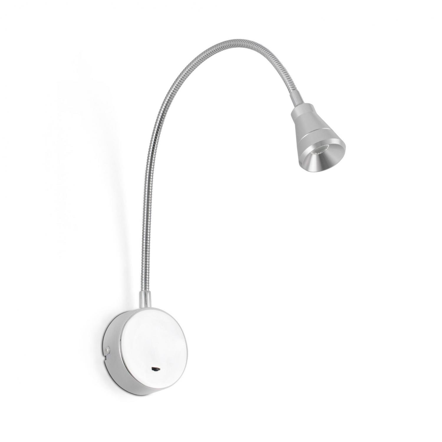 BEL nástěnná lampa na čtení, chrom - FARO