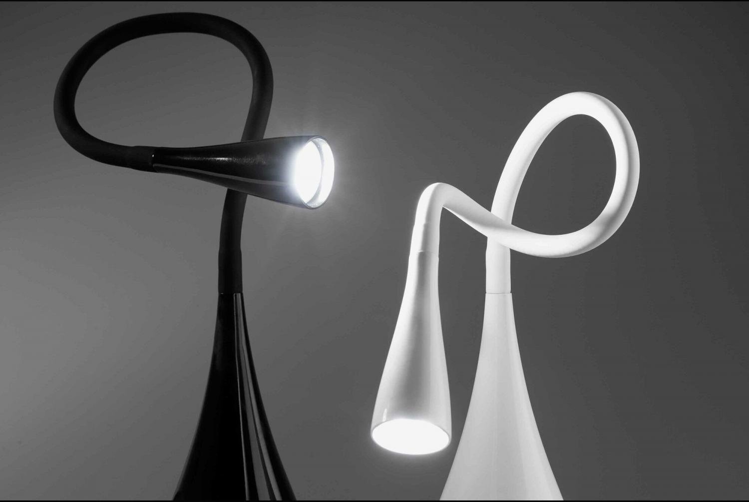 Levně LENA bílá stolní lampa na čtení - FARO