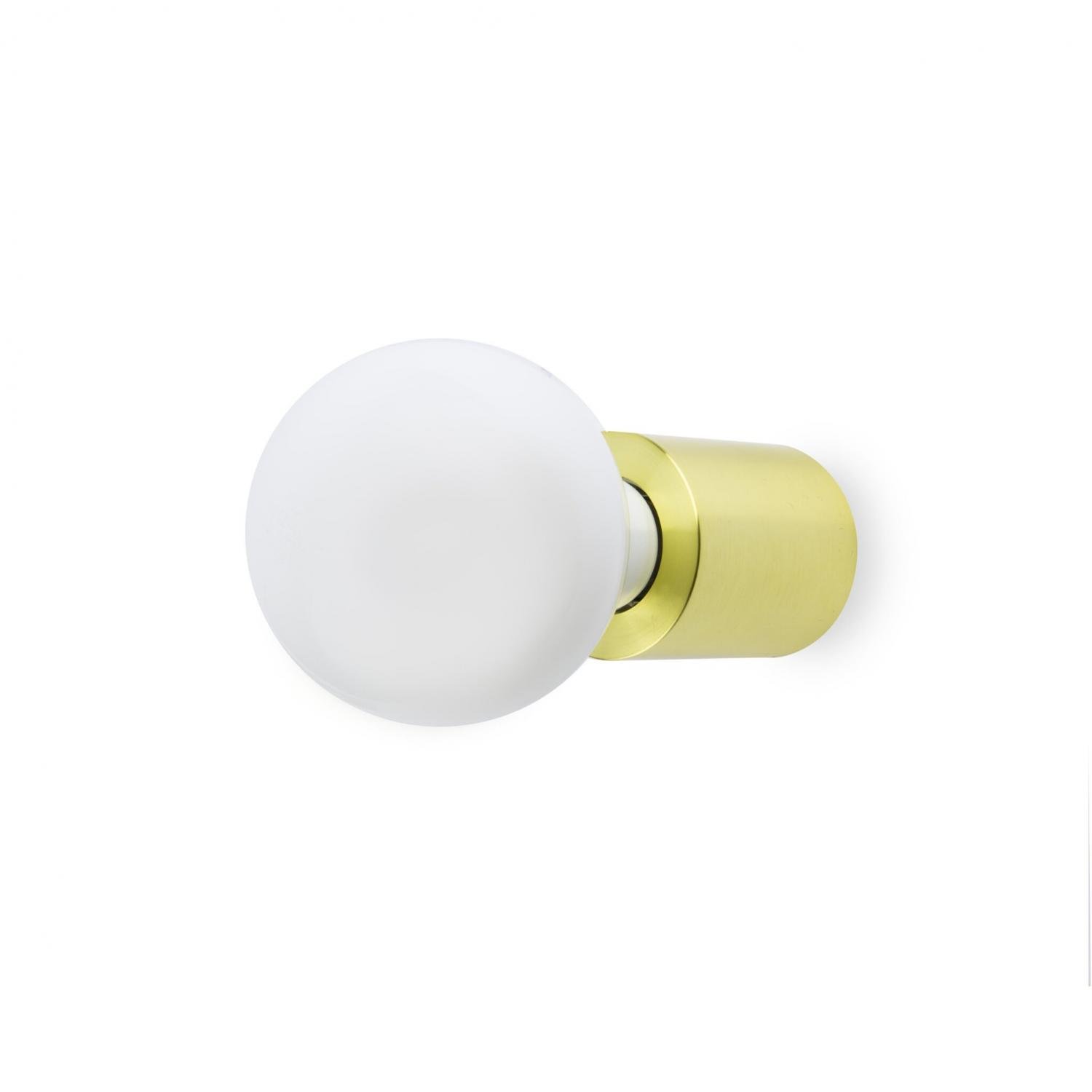 Levně TEN 70 nástěnná lampa, zlatá - FARO