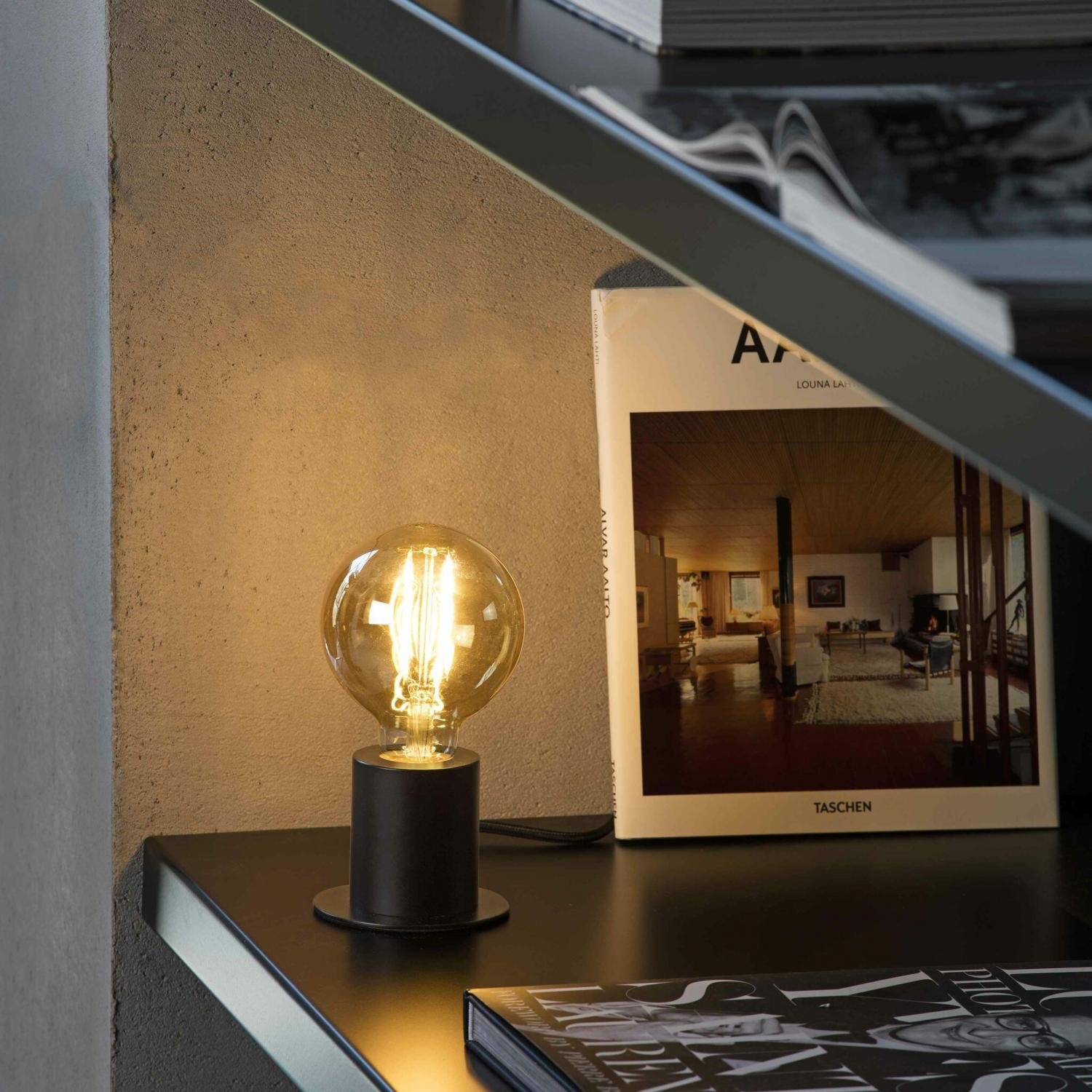 TEN černá stolní lampa - FARO