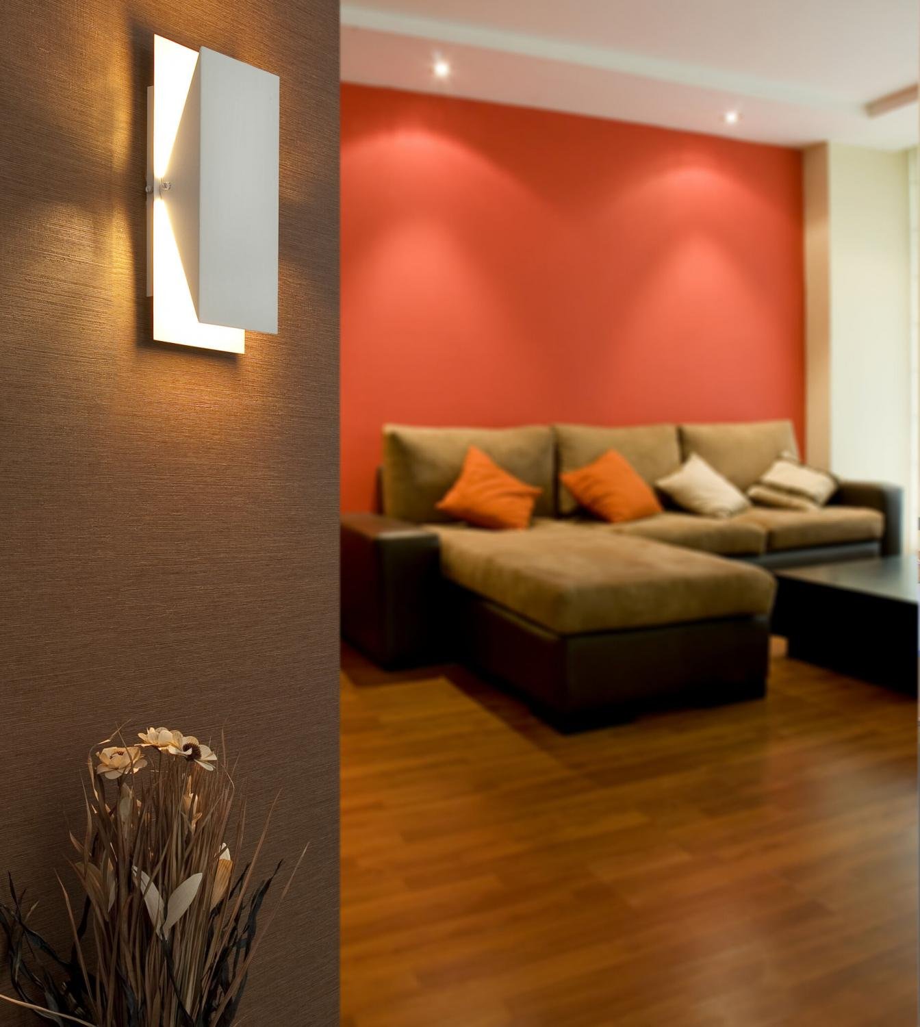 HOMS nástěnná lampa, bílá - FARO