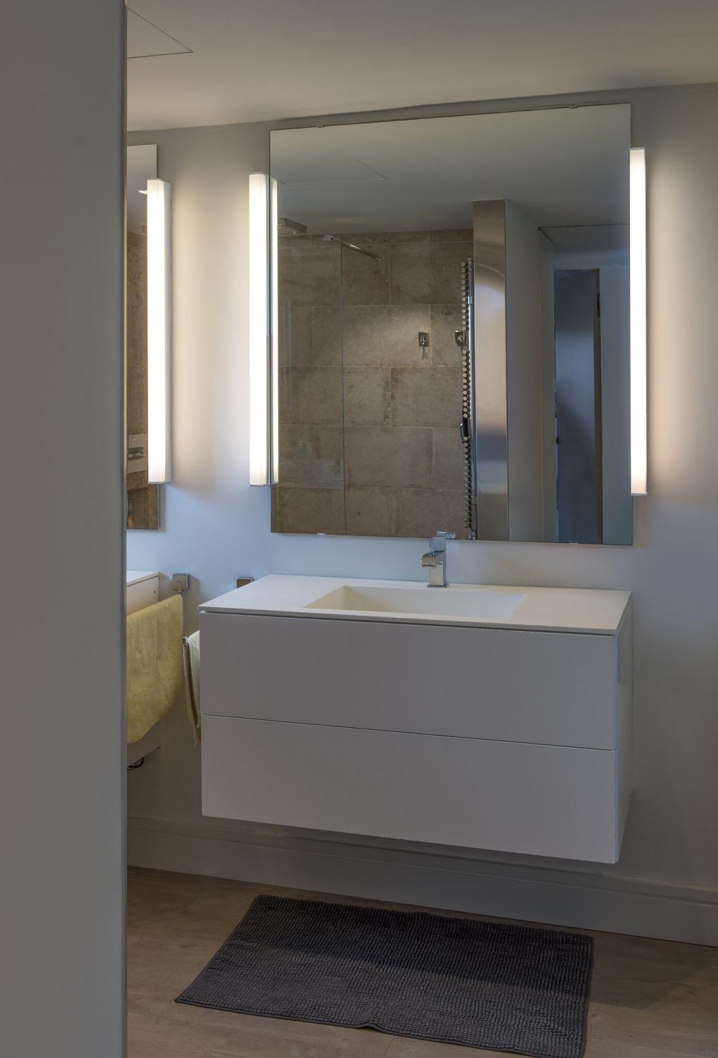 NILO 900 nástěnná lampa, chrom - FARO