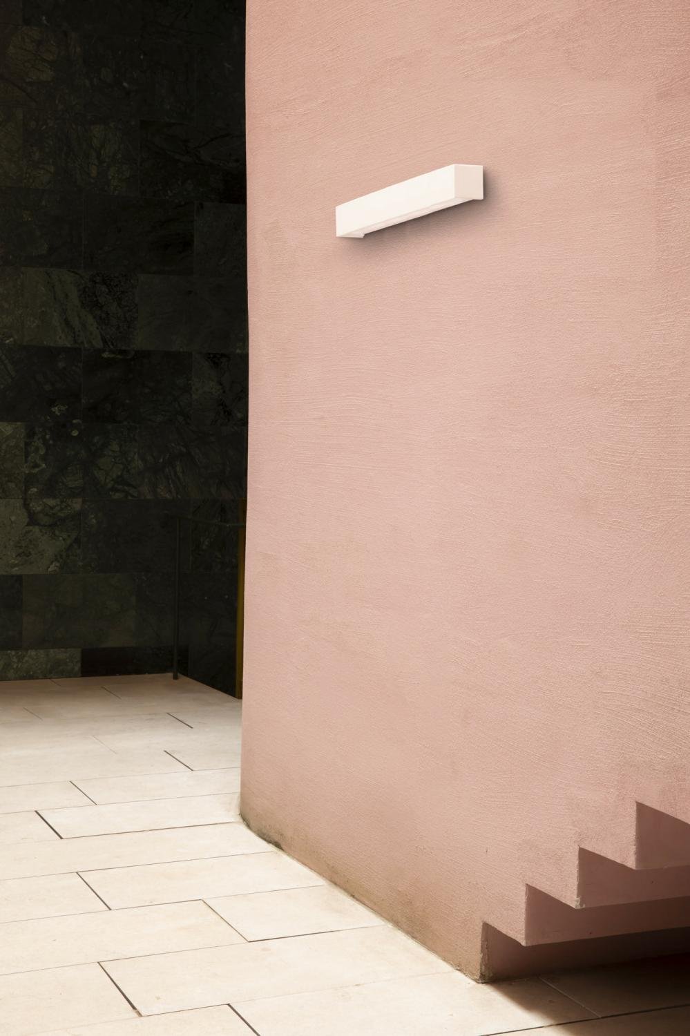 MILO 400 nástěnné svítidlo, bílá - FARO