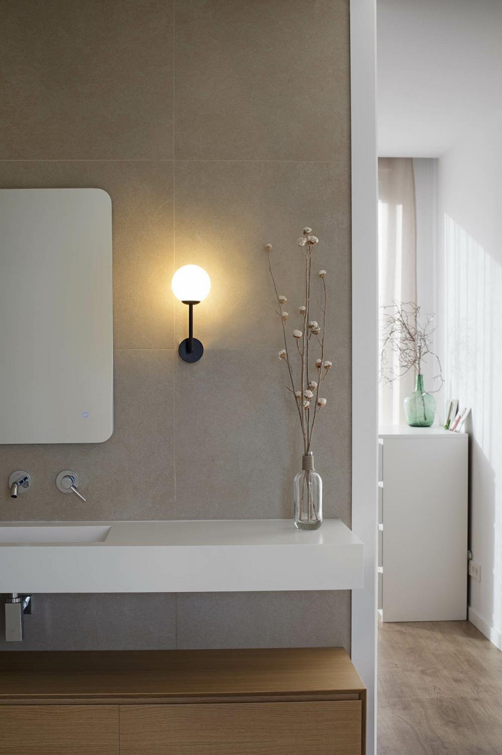 GALA nástěnné svítidlo, černá - FARO