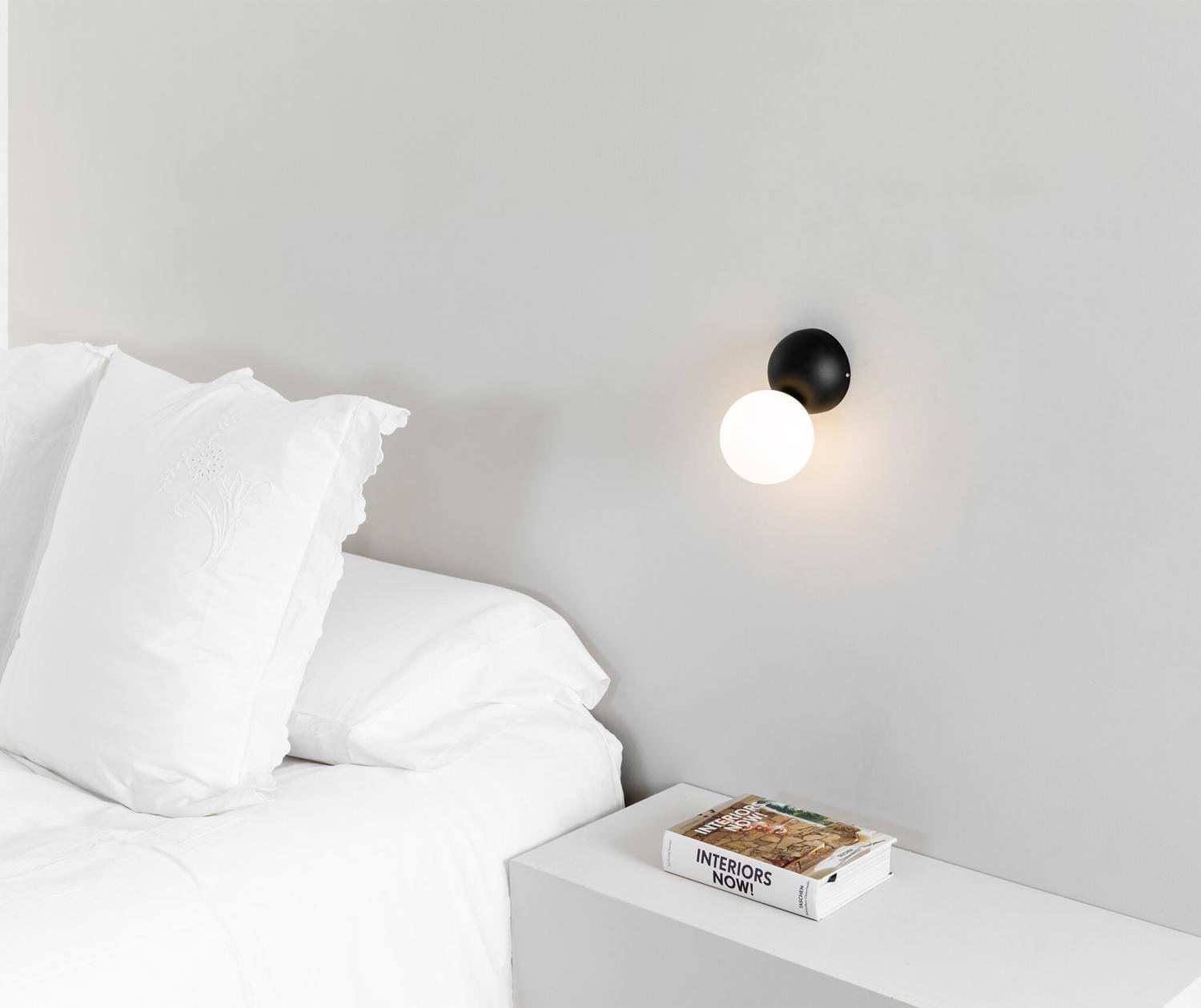 JOY nástěnná lampa, černá - FARO