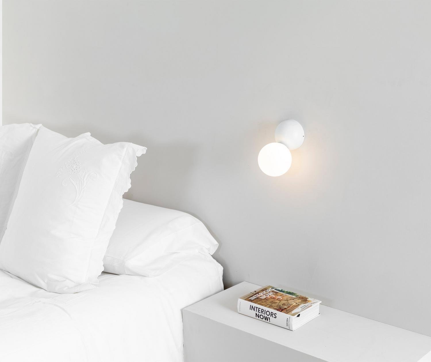 JOY nástěnná lampa, bílá - FARO