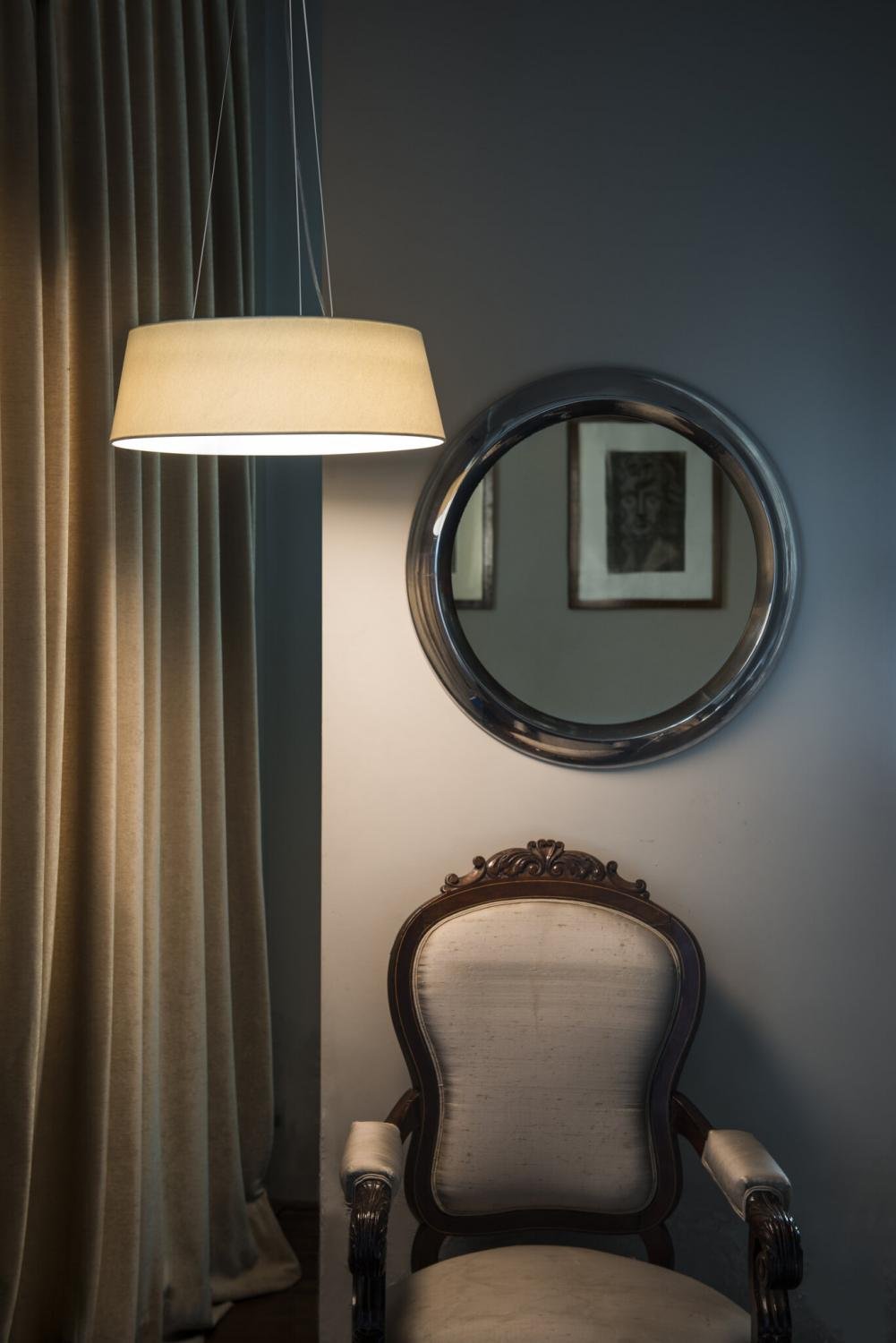 AINA závěsné svítidlo, bílá - FARO