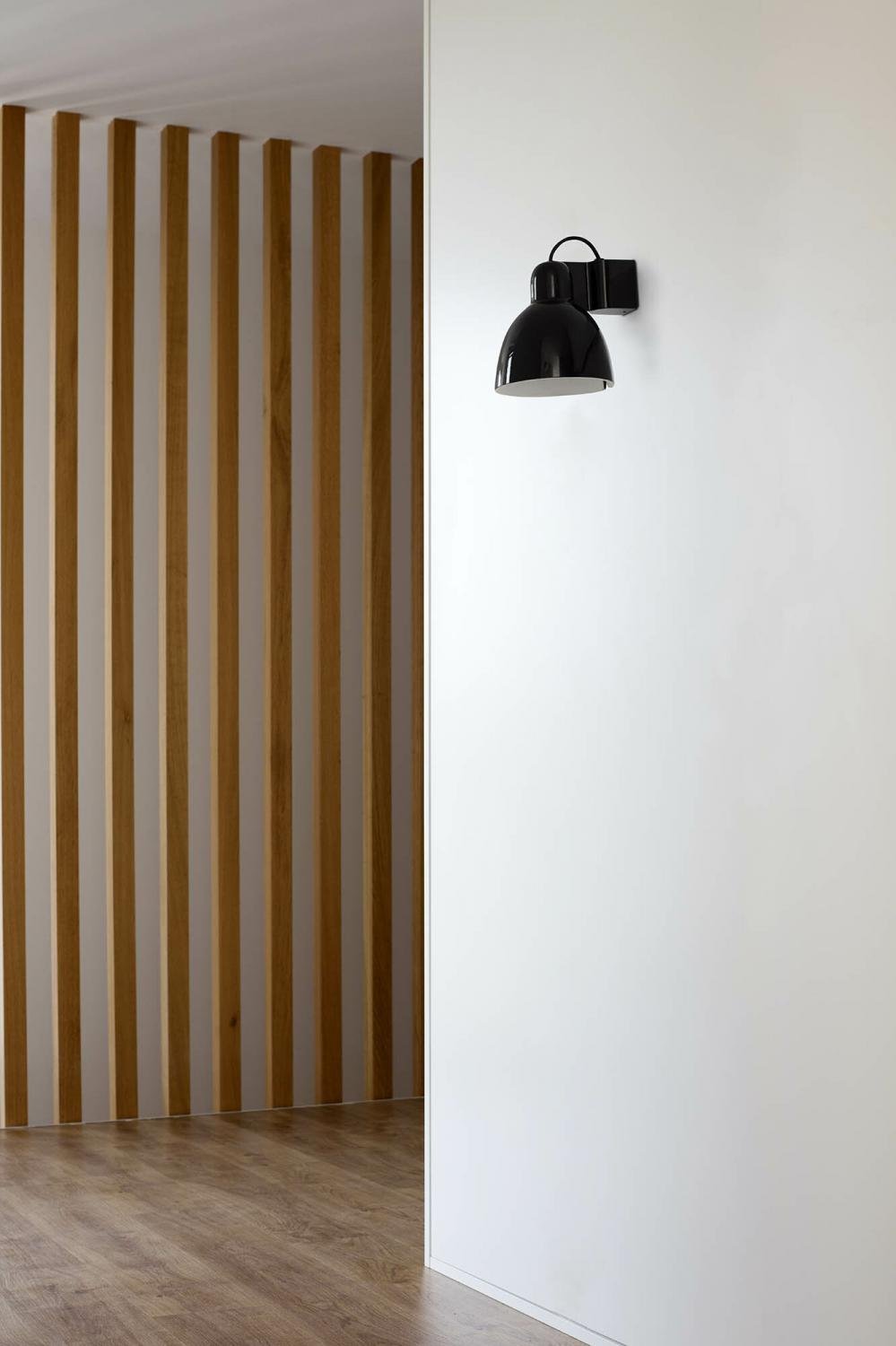 VENICE nástěnné svítidlo, černá - FARO