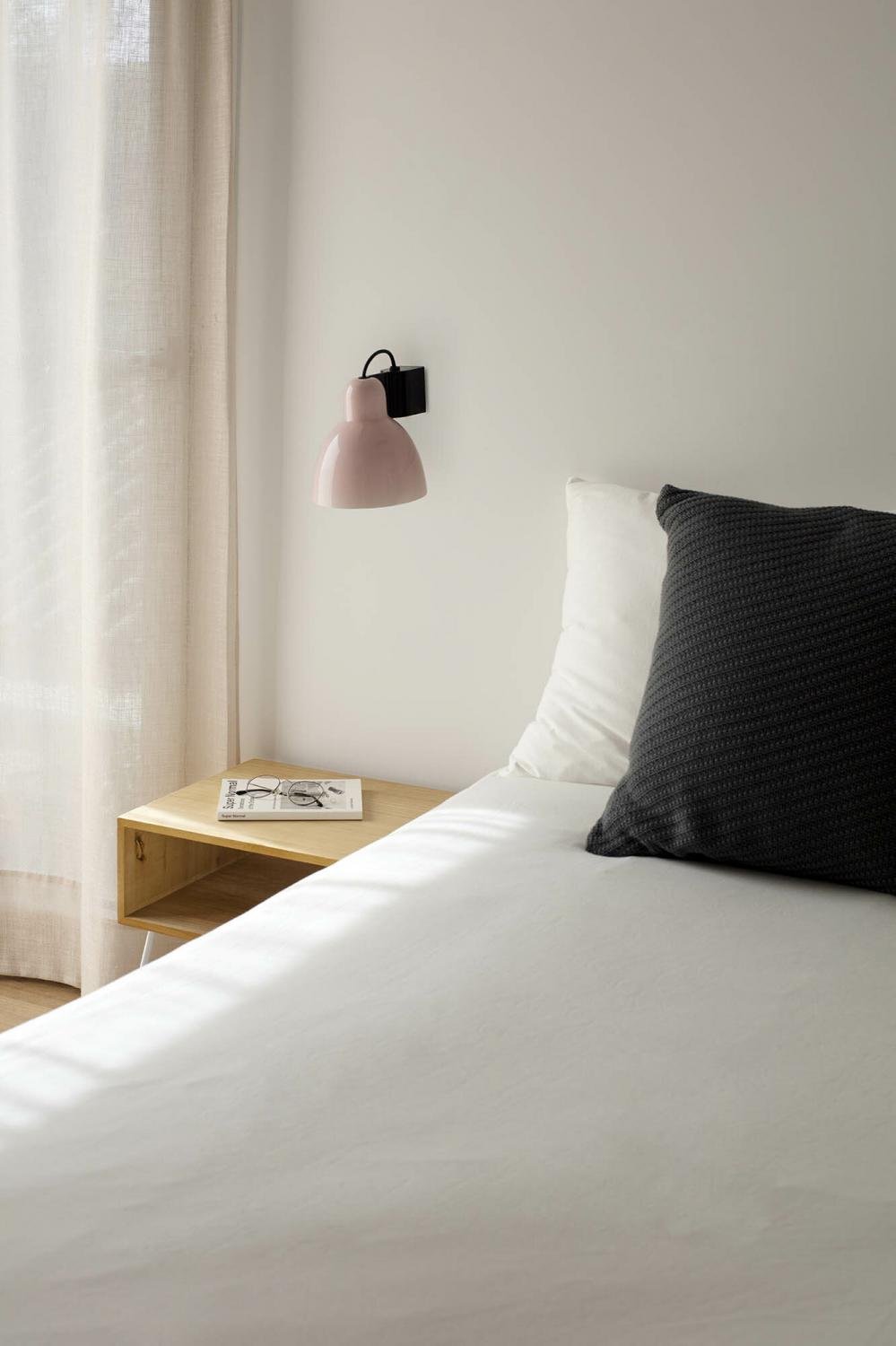 VENICE nástěnné svítidlo, růžová - FARO