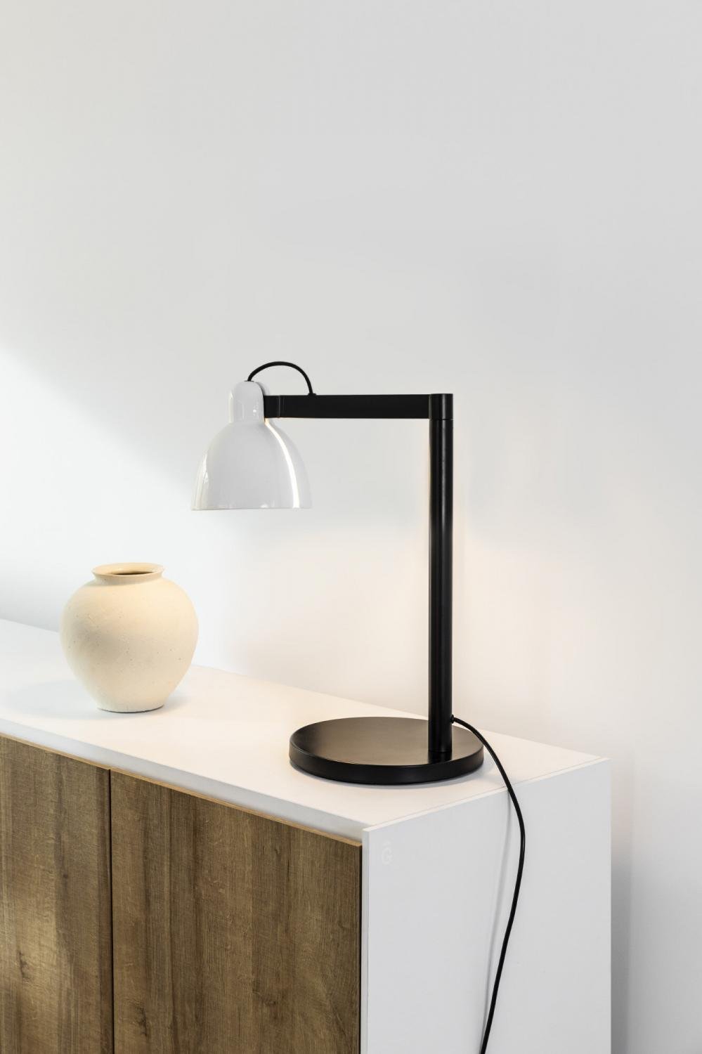 VENICE stolní lampa, bílá - FARO