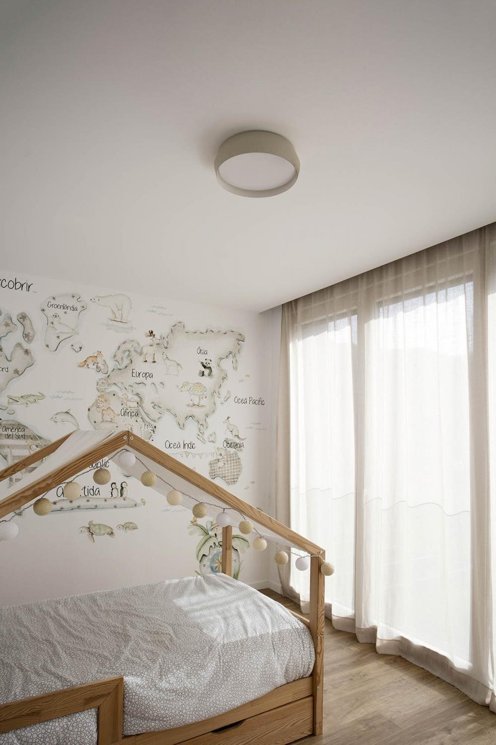 SHOKU 350 nástěnné a stropní svítidlo, šedá - FARO