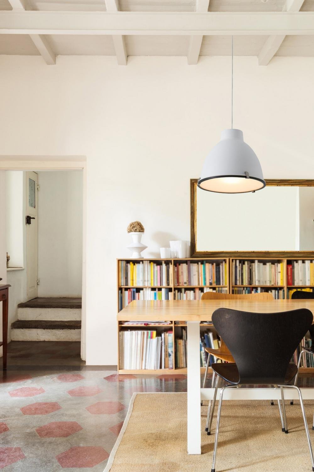 CHARLOTTE závěsné svítidlo, bílá - FARO