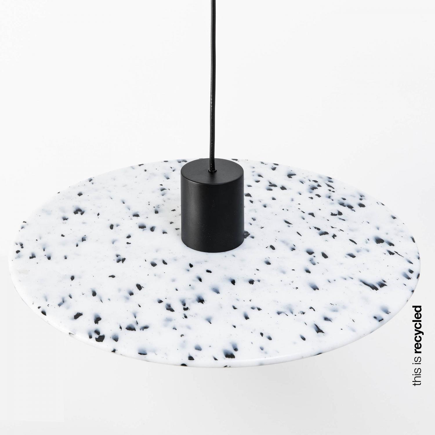 Levně CONFETTI 400 závěsné svítidlo, recyklovaný marmoreal, pr. 45cm - FARO