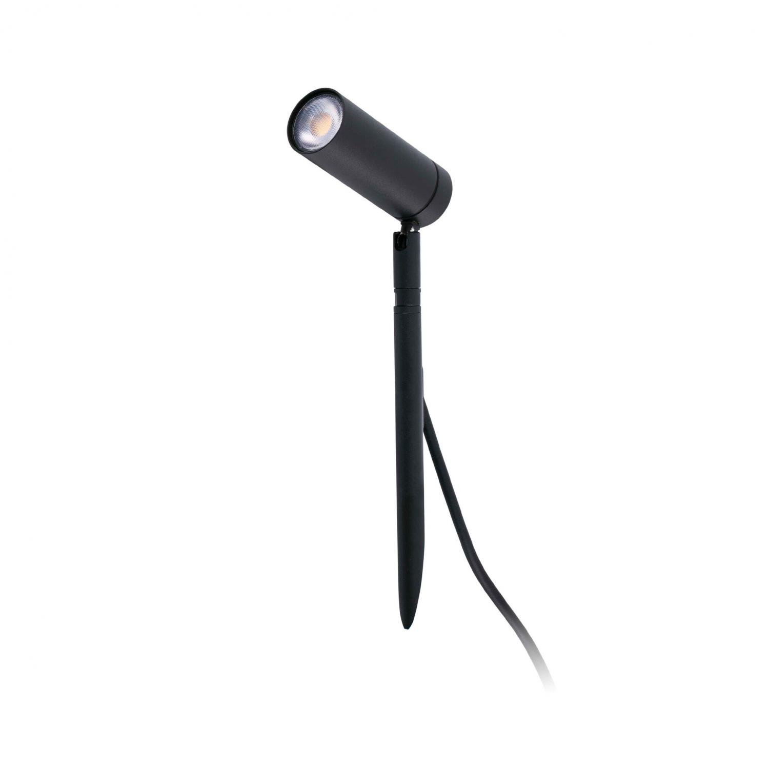 SETH 280 černá lampa se zápichem H 28cm - FARO
