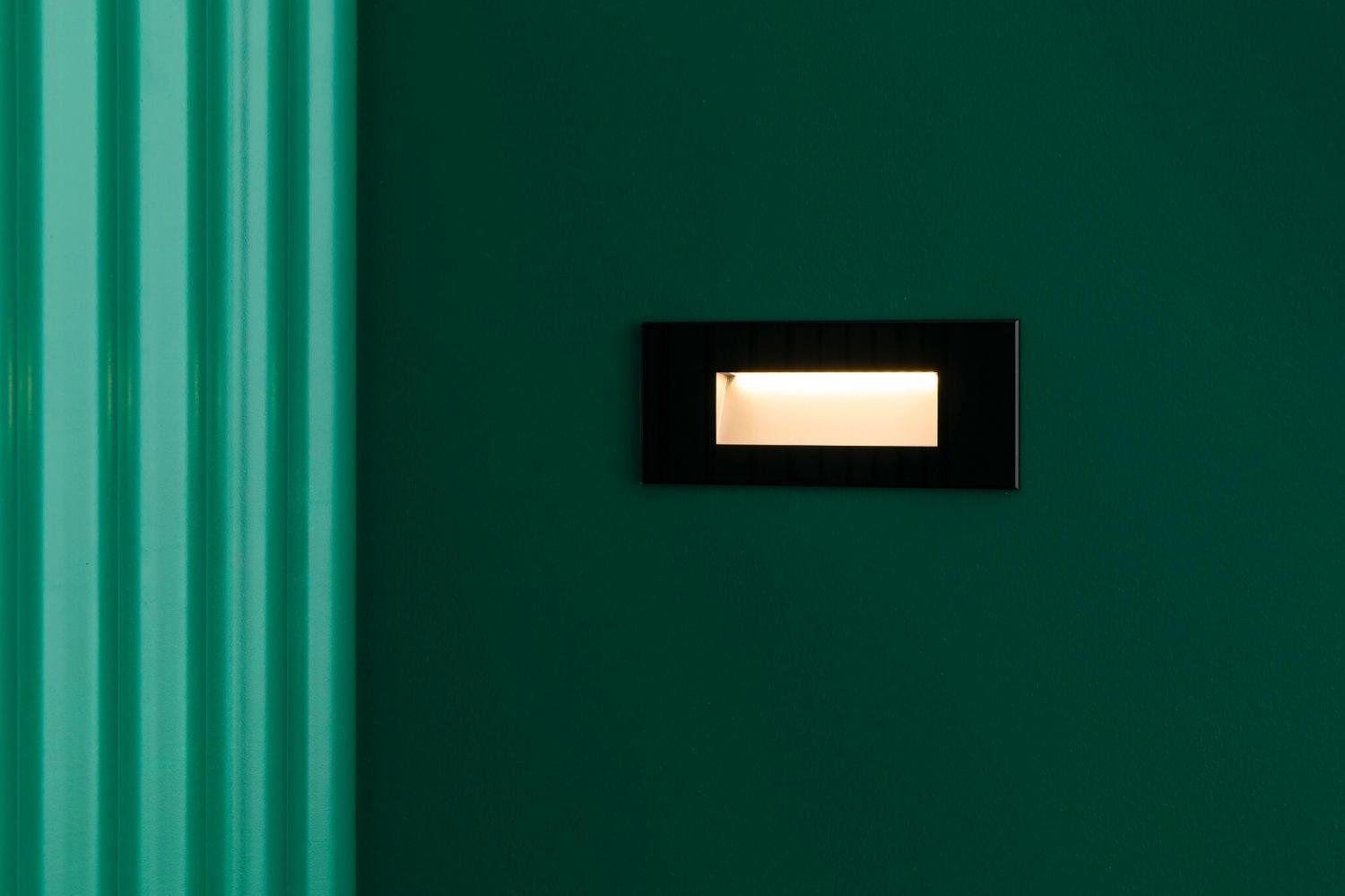 DART RCT zapuštěné svítidlo do zdi, černá - FARO