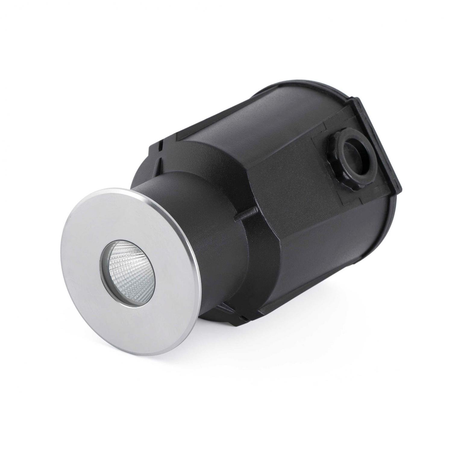 Levně TARO LED zapuštěné svítidlo do země, nikl - FARO