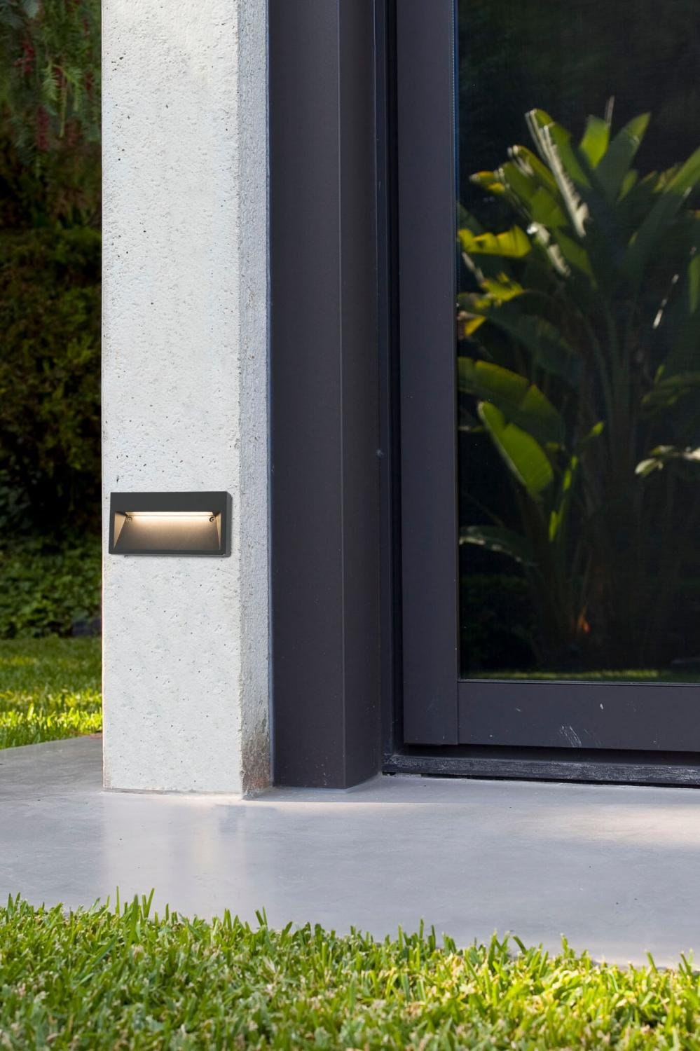 PATH nástěnná lampa, tmavě šedá - FARO