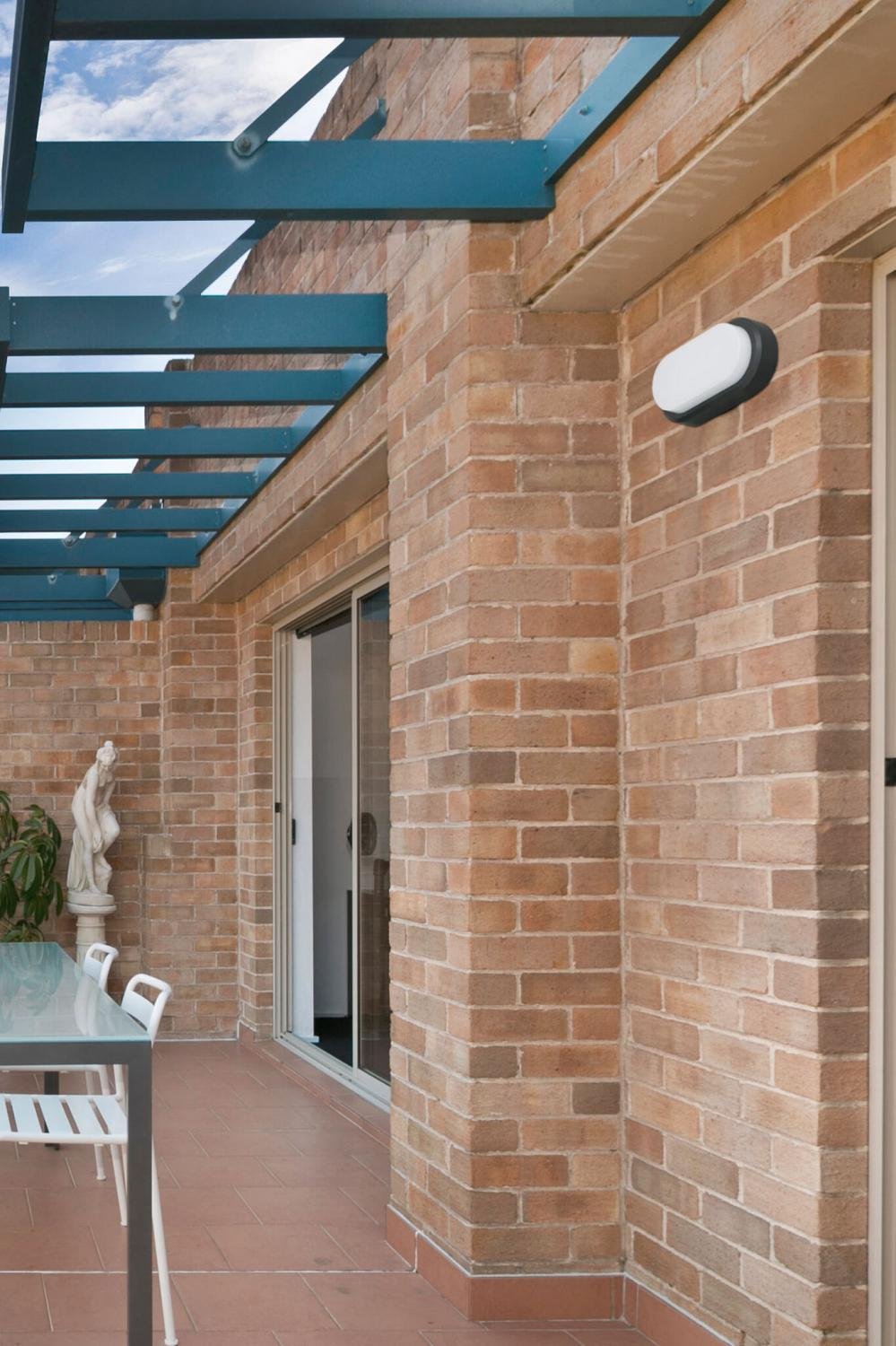 FRED 200 nástěnná lampa, tmavě šedá - FARO