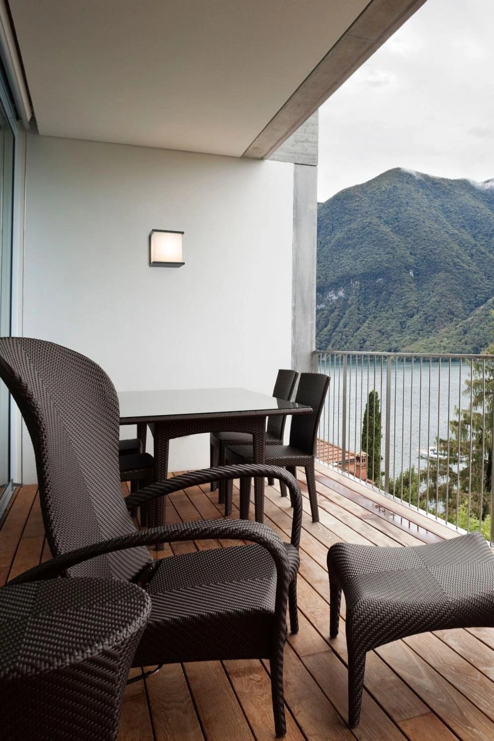 KUBICK nástěnná lampa, tmavě šedá - FARO