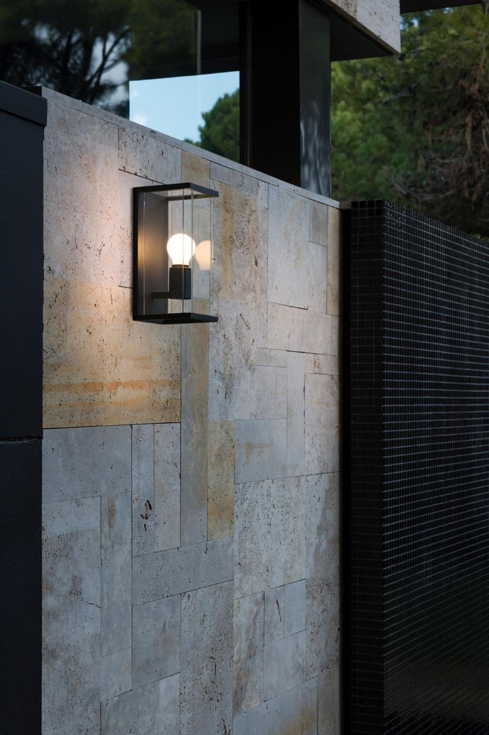 NALA nástěnná lampa, tmavě šedá - FARO