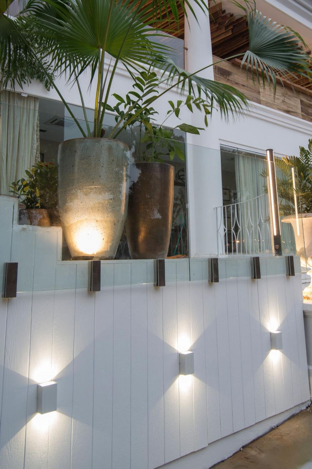 LING nástěnná lampa, bílá - FARO