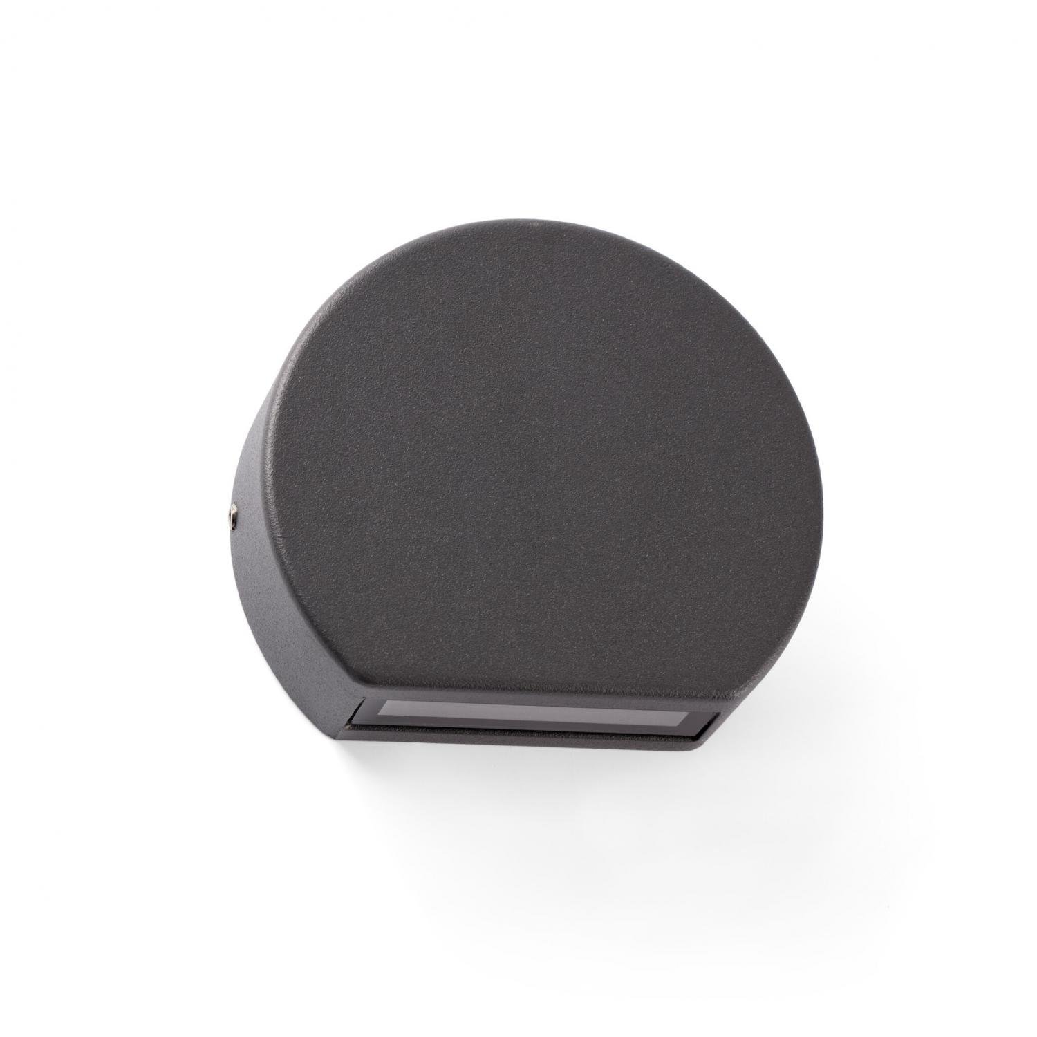 PILL nástěnná lampa, tmavě šedá - FARO