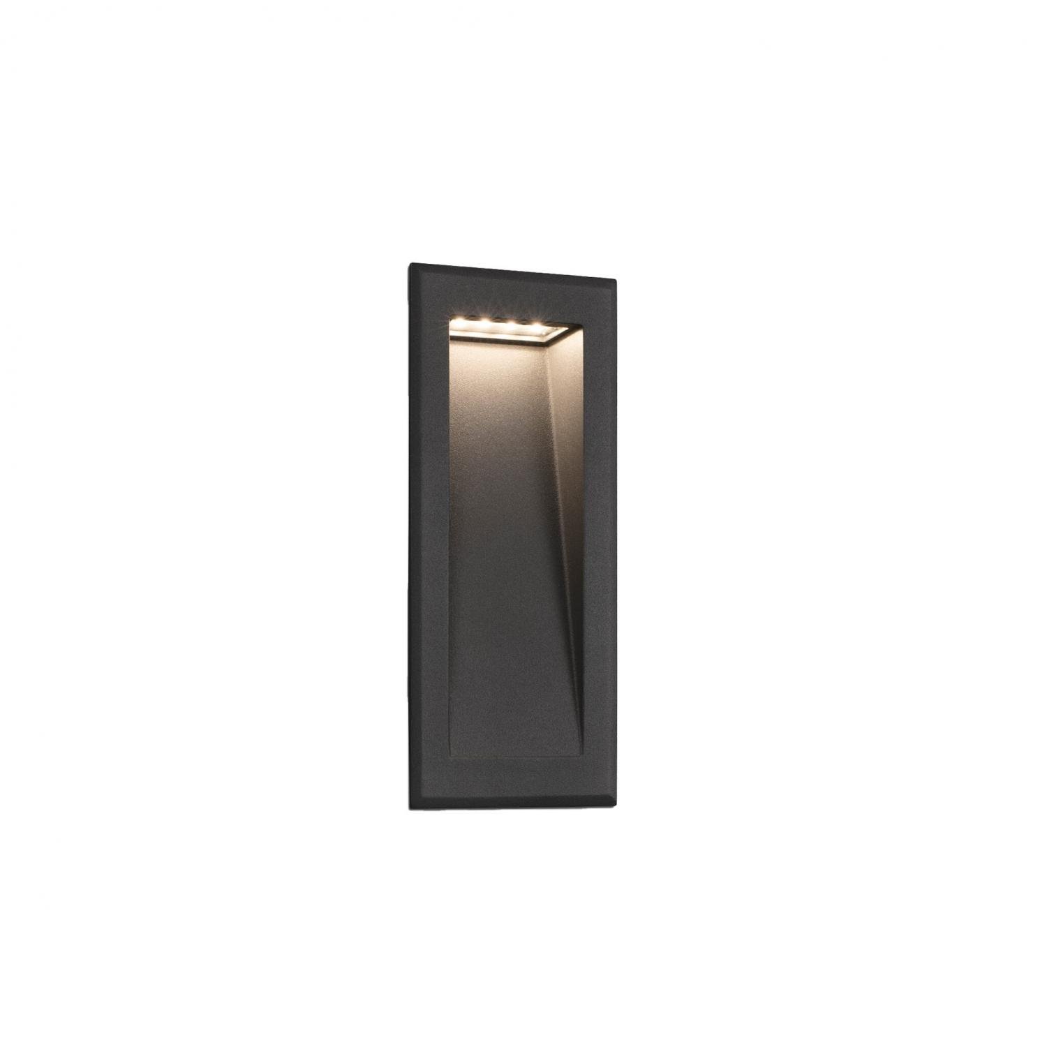 Levně SOUN 105 zapuštěné svítidlo do zdi, tmavě šedá - FARO