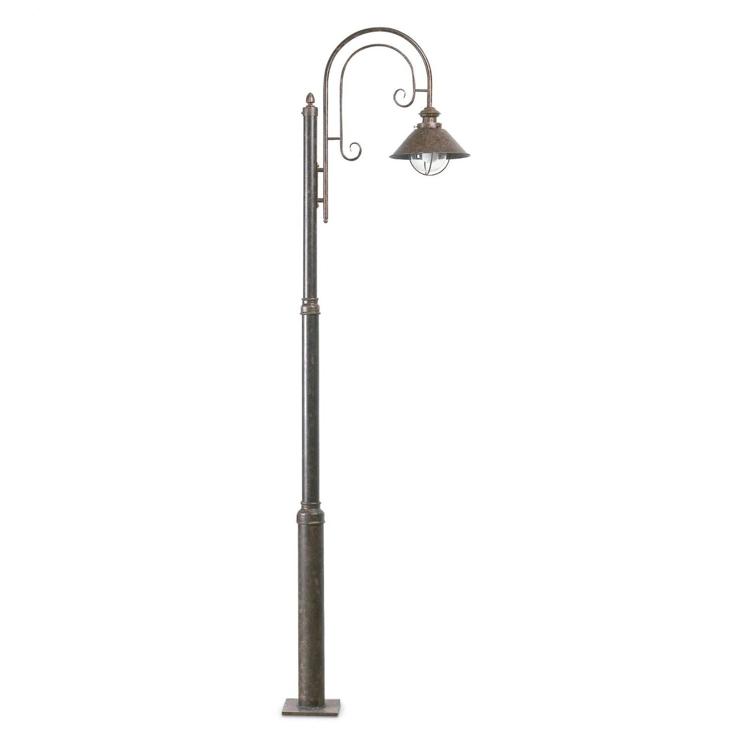 Levně NÁUTICA sloupková lampa, rezavá, 1L - FARO